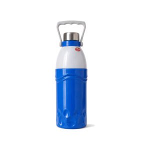Blue & White Carry Handle Water Bottle
