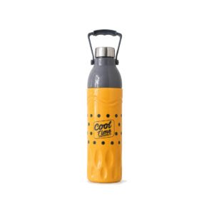 Orange Cool Time Carry Handle Water Bottle