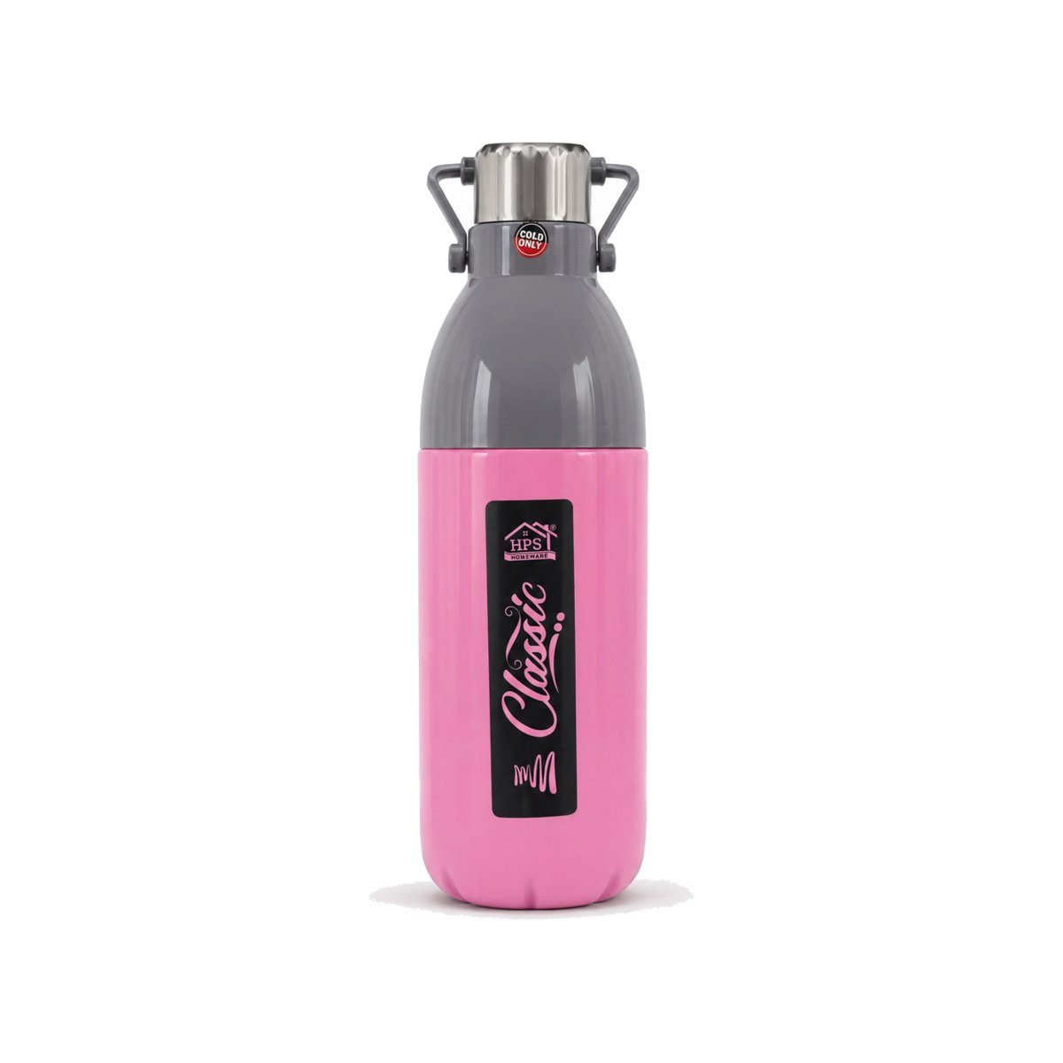 Pink Classic Carry Handle Water Bottle