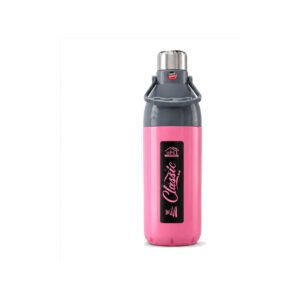 Pink Classic Carry Handle Water Bottle - Compact