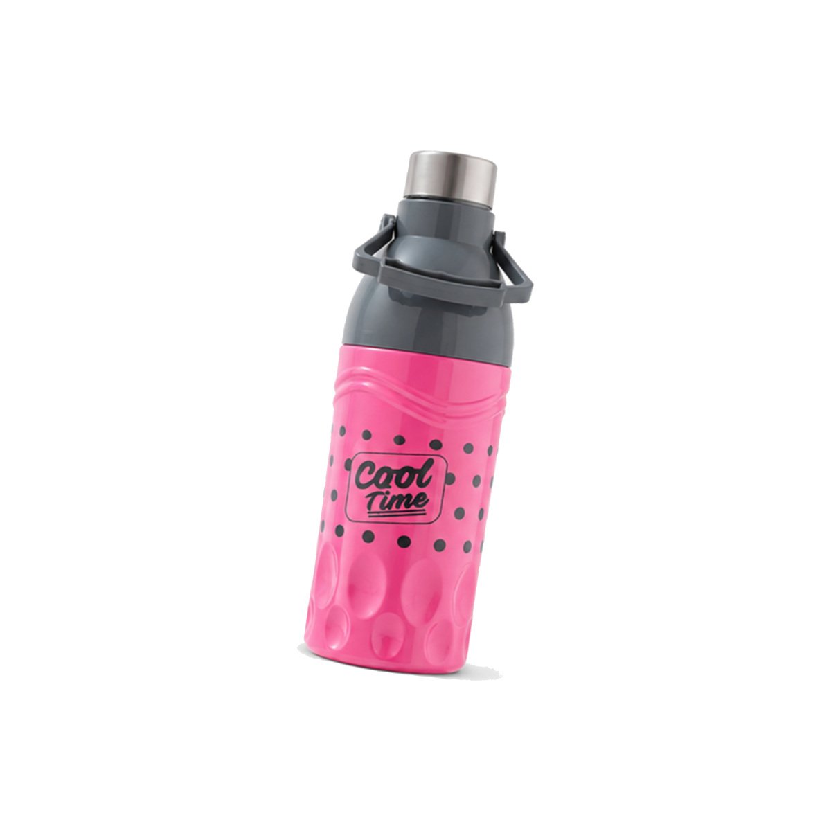 Pink Cool Time Sports Water Bottle - Image 2