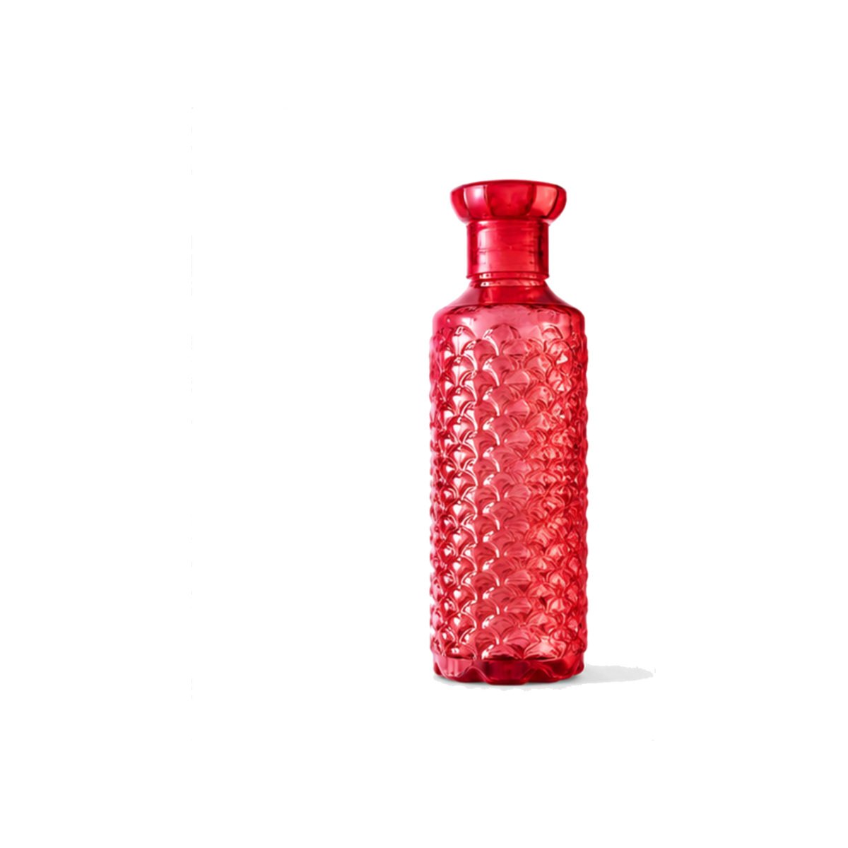 Red Textured Designer Water Bottle