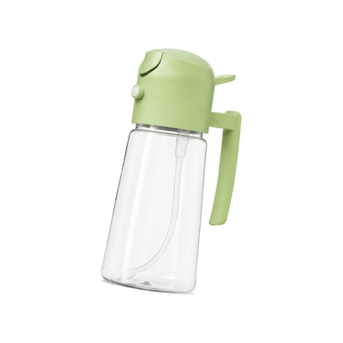Clear Green Handle Water Bottle - Image 2