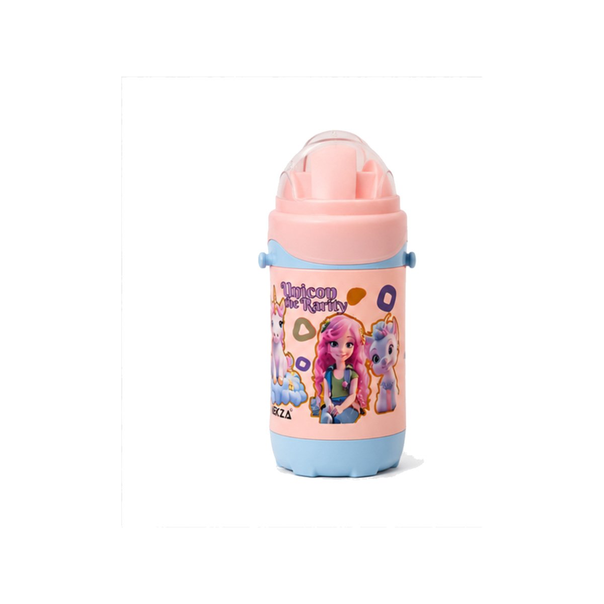 Pink Kids Character Sipper Bottle