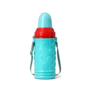 Turquoise Kids Strap Water Bottle