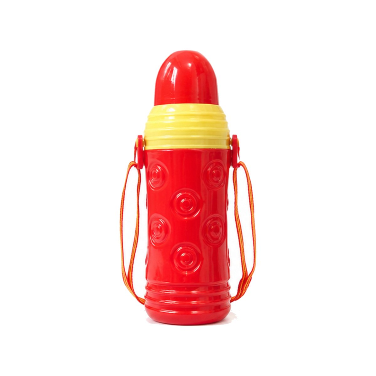 Red & Yellow Kids Strap Water Bottle