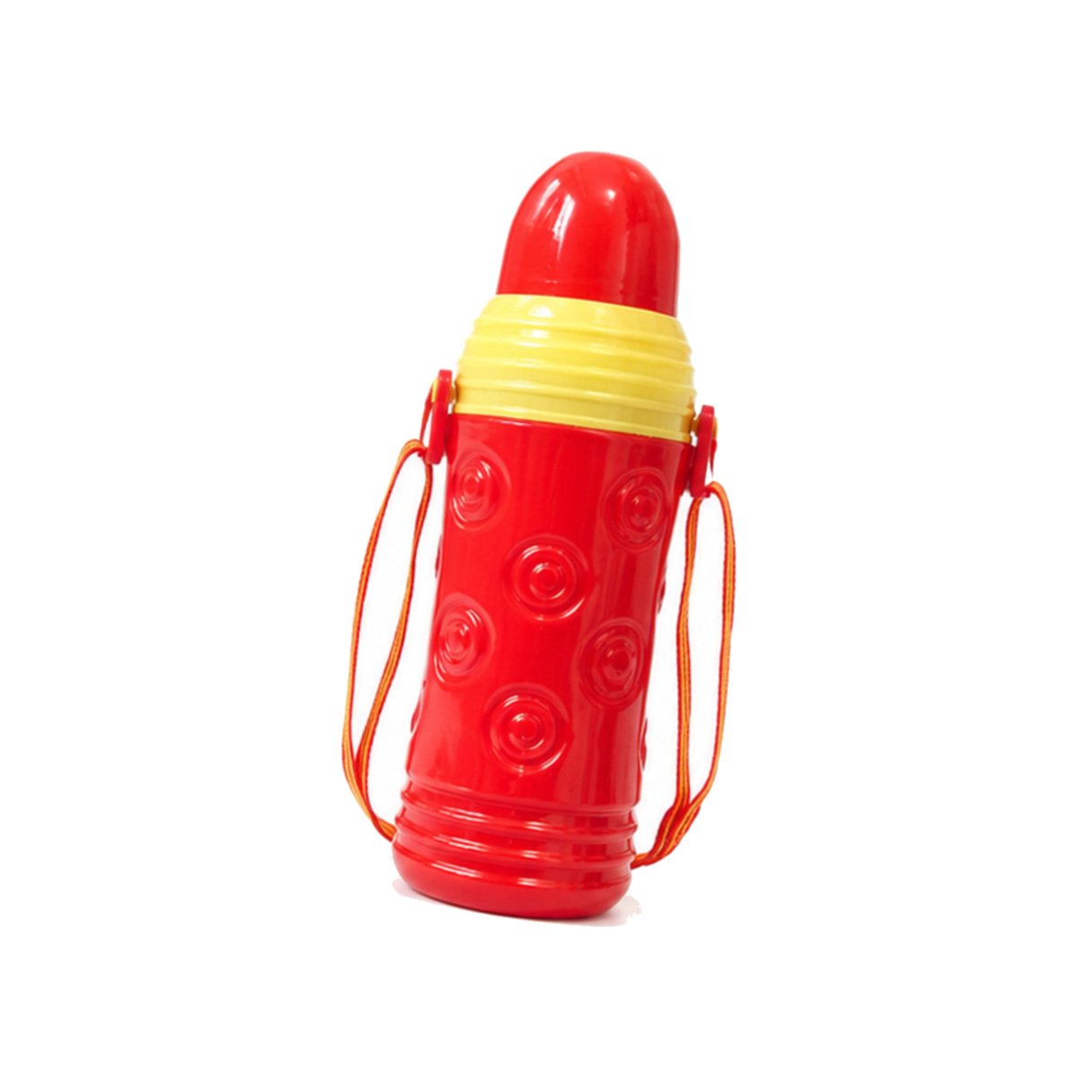 Red & Yellow Kids Strap Water Bottle - Image 2