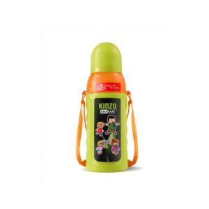 Green Cartoon Kids Strap Water Bottle