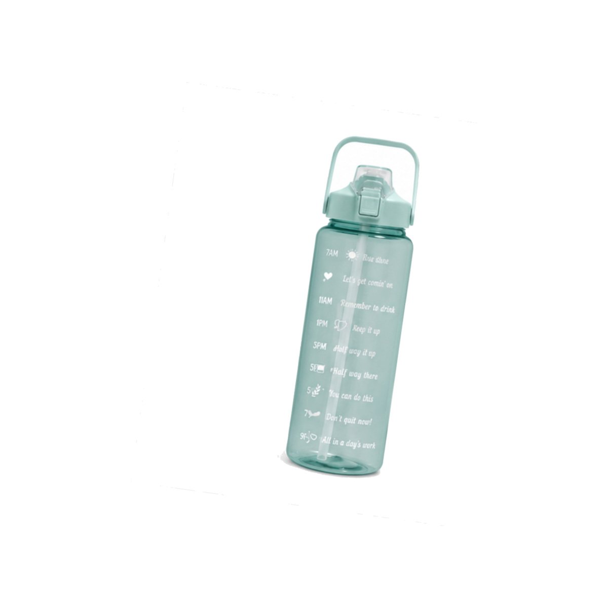 Mint Measurement Water Bottle - Image 2