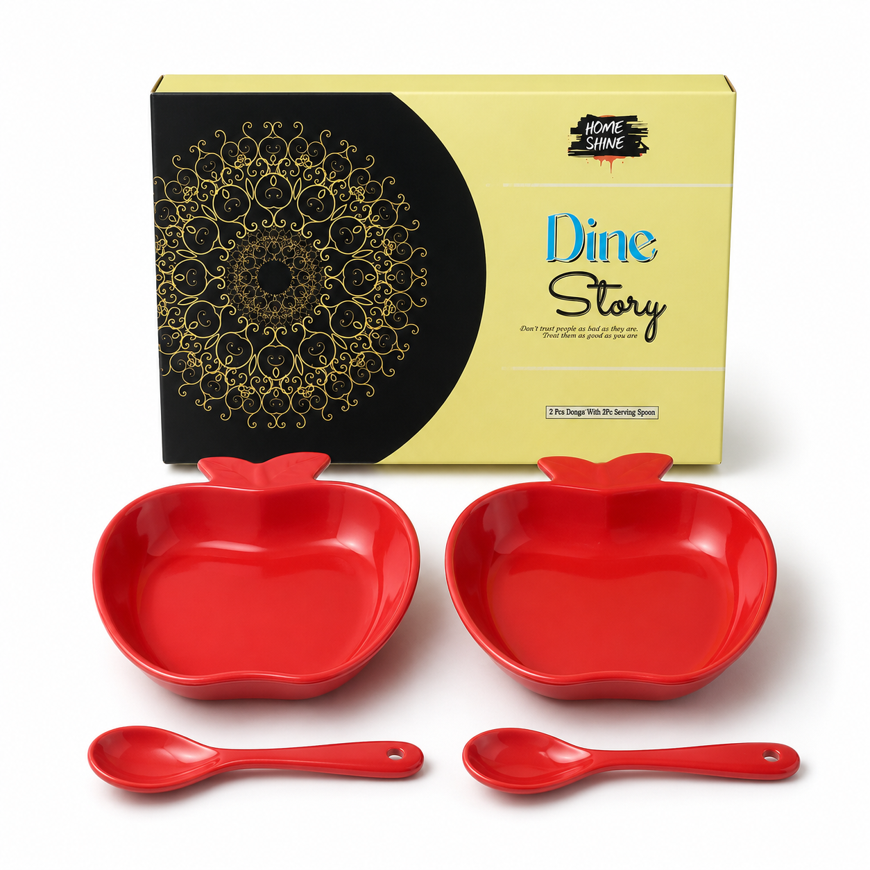 Home Shine Dine Story Apple Plate Set - Image 3