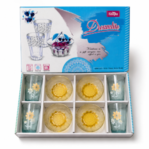 Shipa Dreamlite 8-Piece Glass & Bowl Set