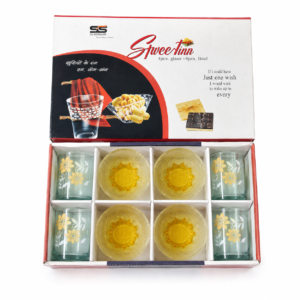 SS Glassware Sweet Inn 8-Piece Glass & Bowl Set