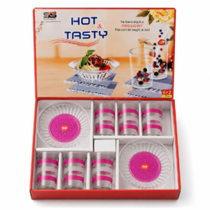 SS Glassware Hot & Tasty 8-Piece Snack Set