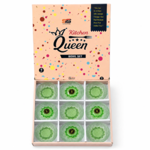 SS Glassware Kitchen Queen 9-Piece Bowl Set
