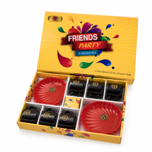 Friends Party Yellow 8-Piece Snack Gift Set