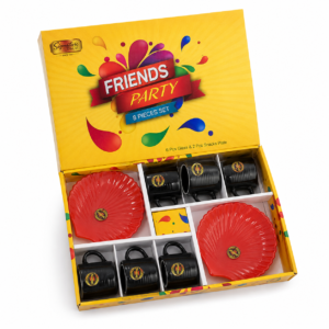 Friends Party Colorful 8-Piece Serving Gift Set