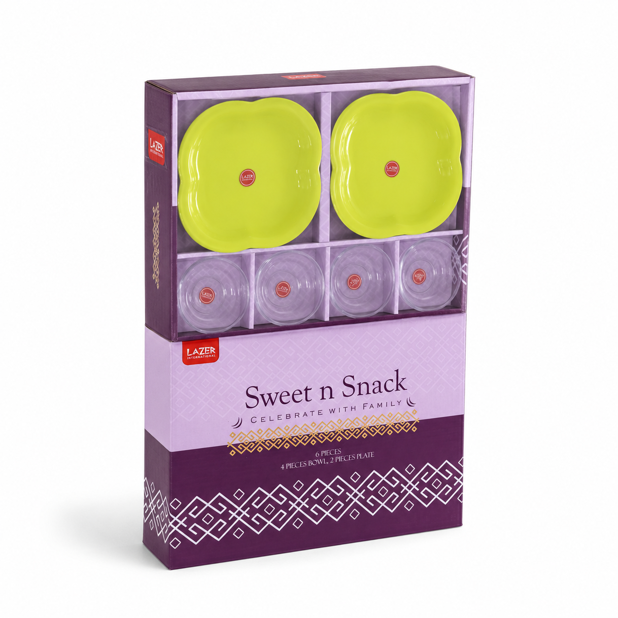 Sweet N Snack Green 6-Piece Gift Set - Image 2