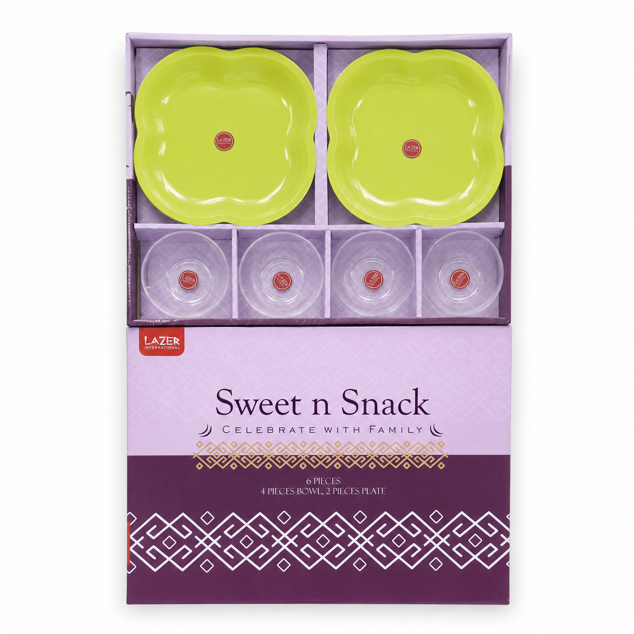 Sweet N Snack Green 6-Piece Gift Set - Image 4