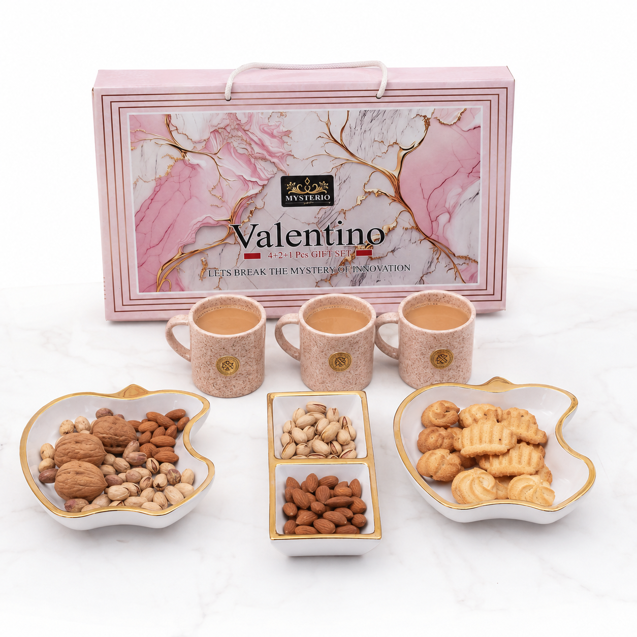 Valentino Premium Tea & Snack Gift Set - Image 5