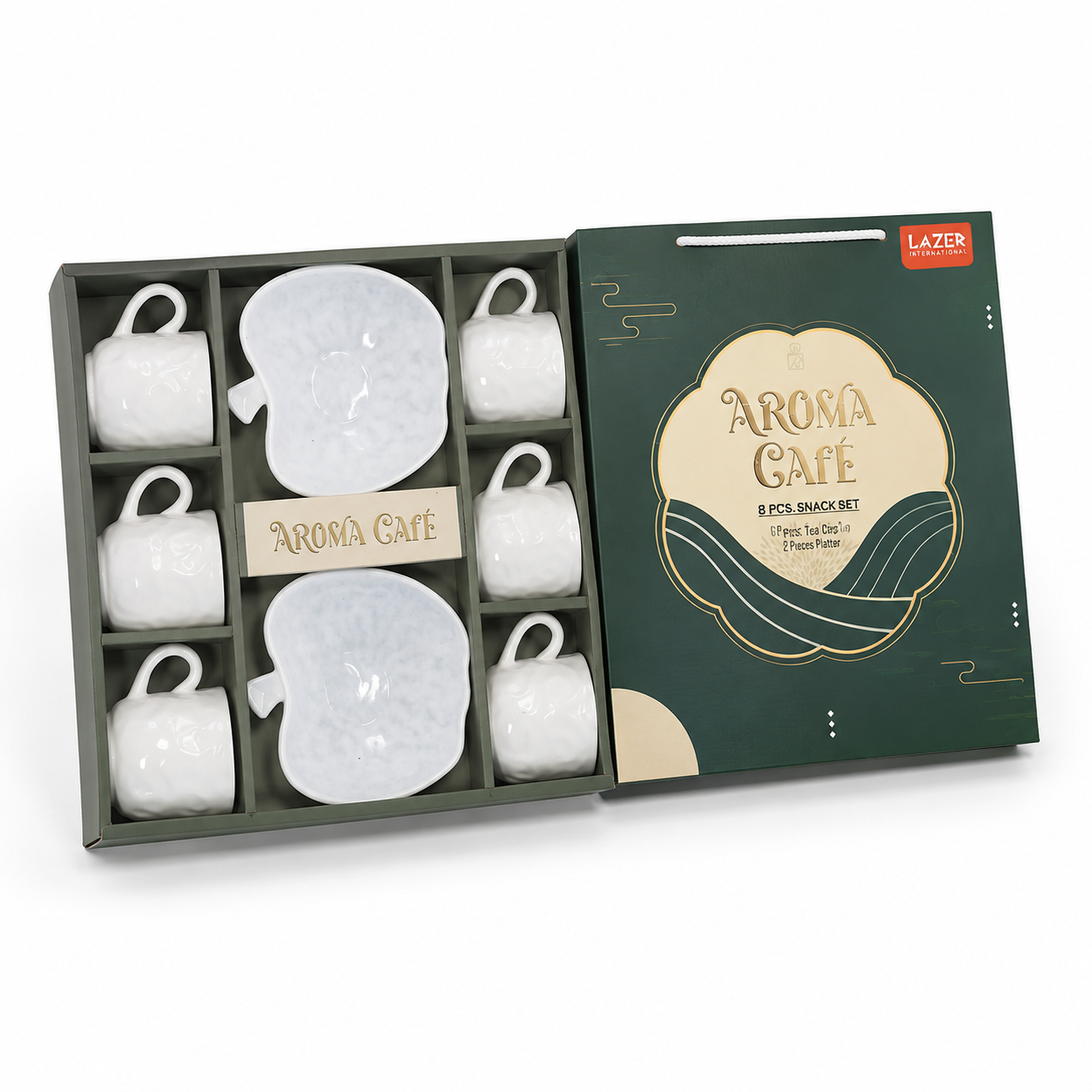 LAZER Aroma Cafe Tea & Snack Gift Set