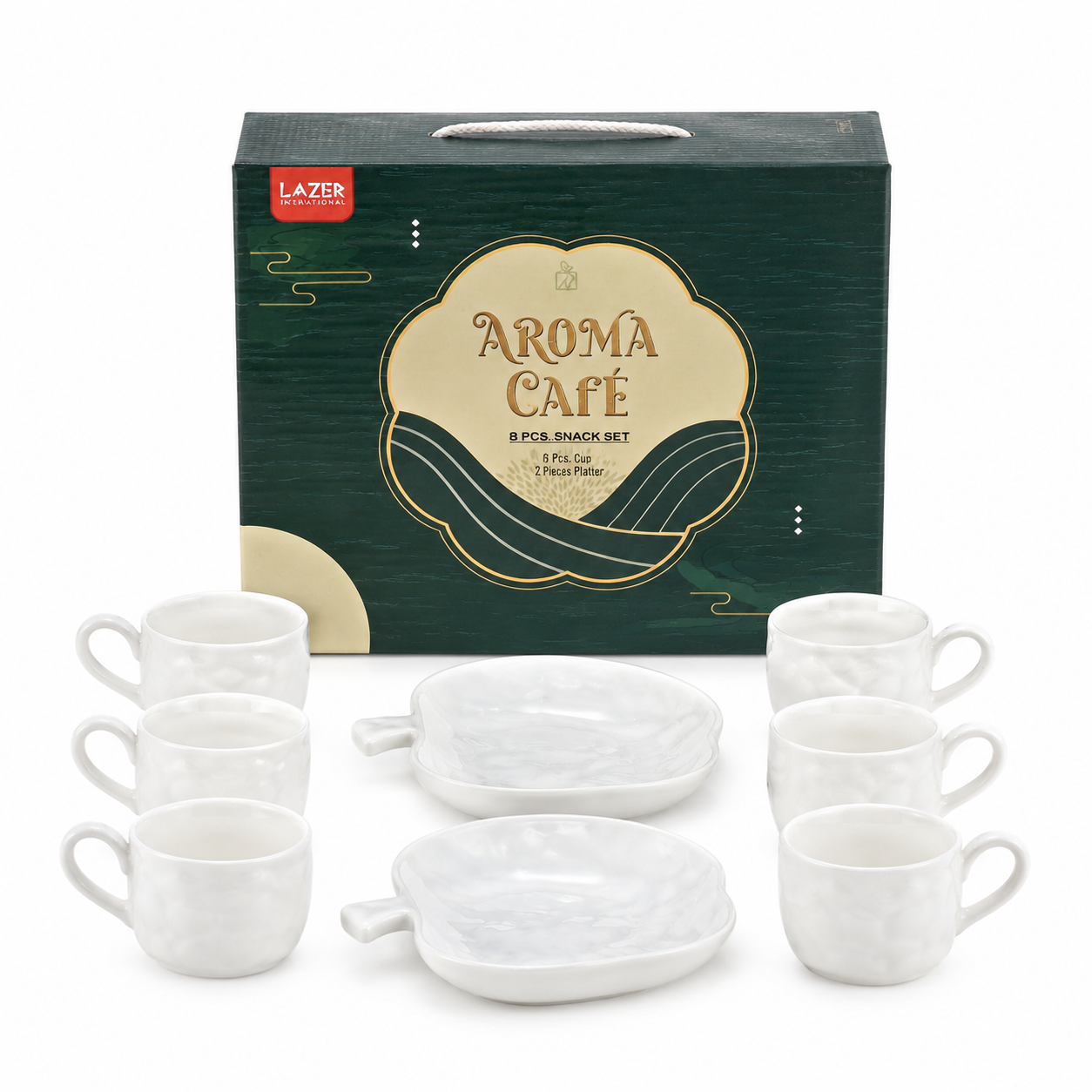 LAZER Aroma Cafe Tea & Snack Gift Set - Image 3