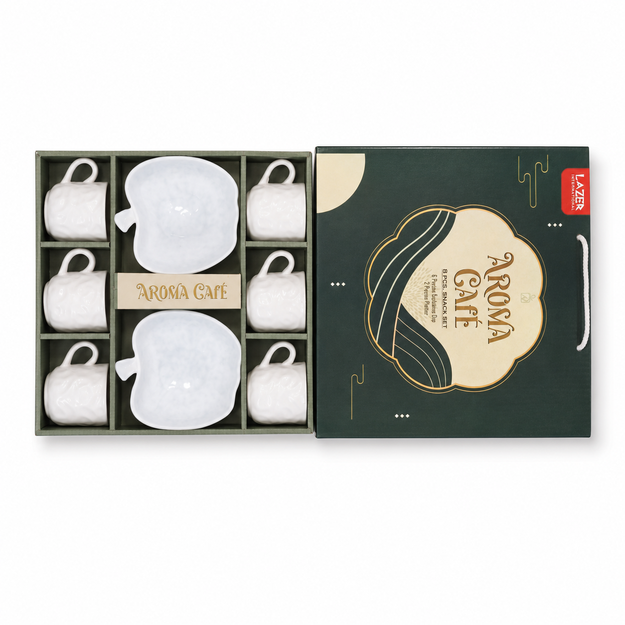 LAZER Aroma Cafe Tea & Snack Gift Set - Image 4