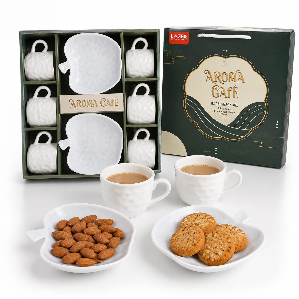 LAZER Aroma Cafe Tea & Snack Gift Set - Image 5