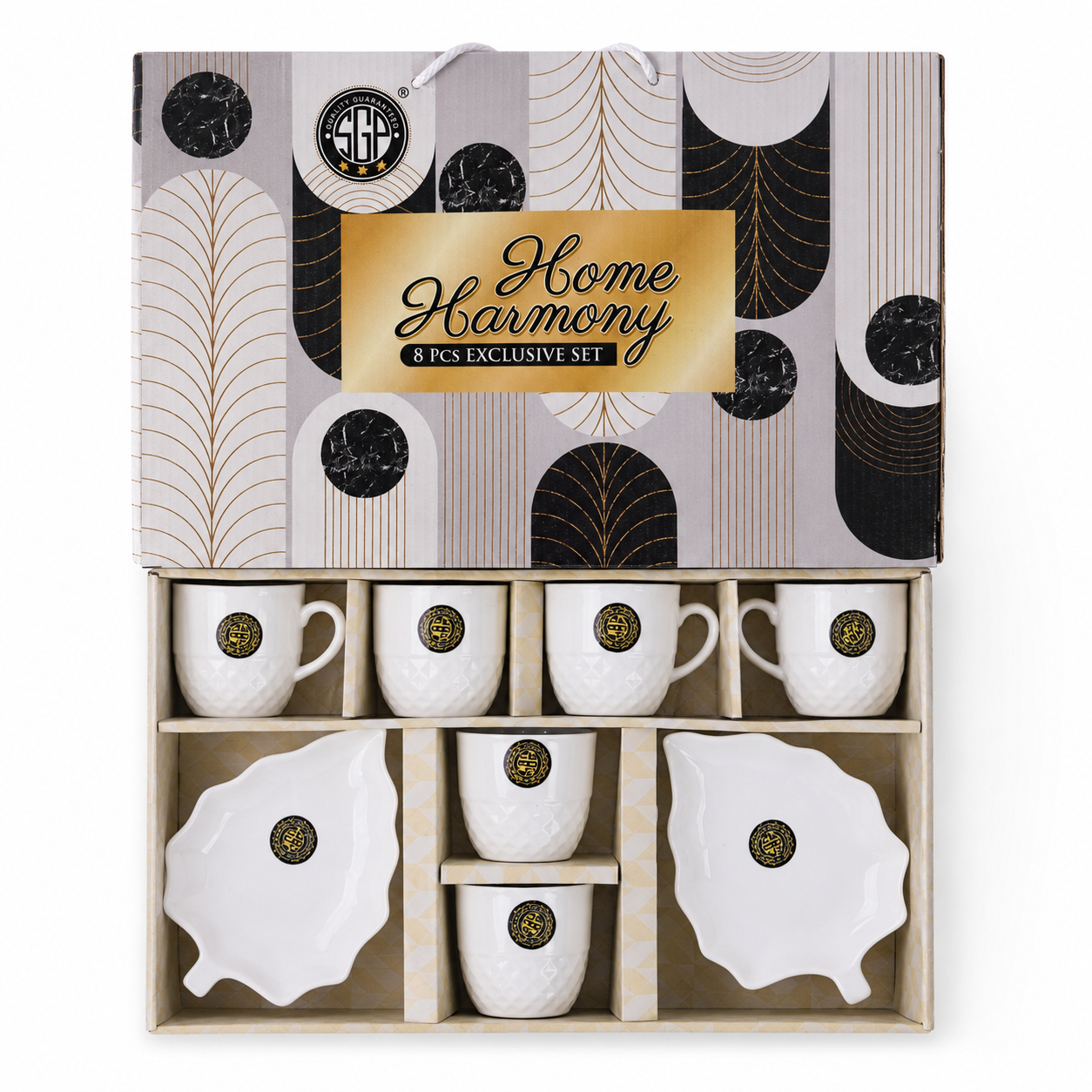Home Charming 9-Piece Tea & Snack Gift Set - Image 4