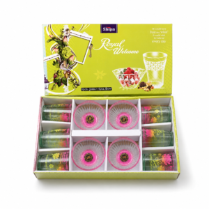 Shipa Royal Welcome 8-Piece Glass & Bowl Gift Set