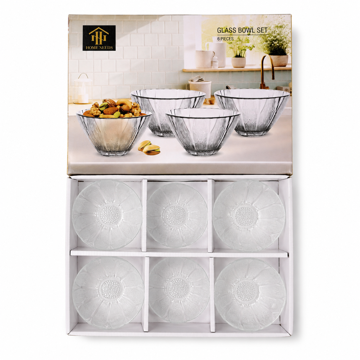 Premium Clear Glass Bowl Gift Set - Image 4