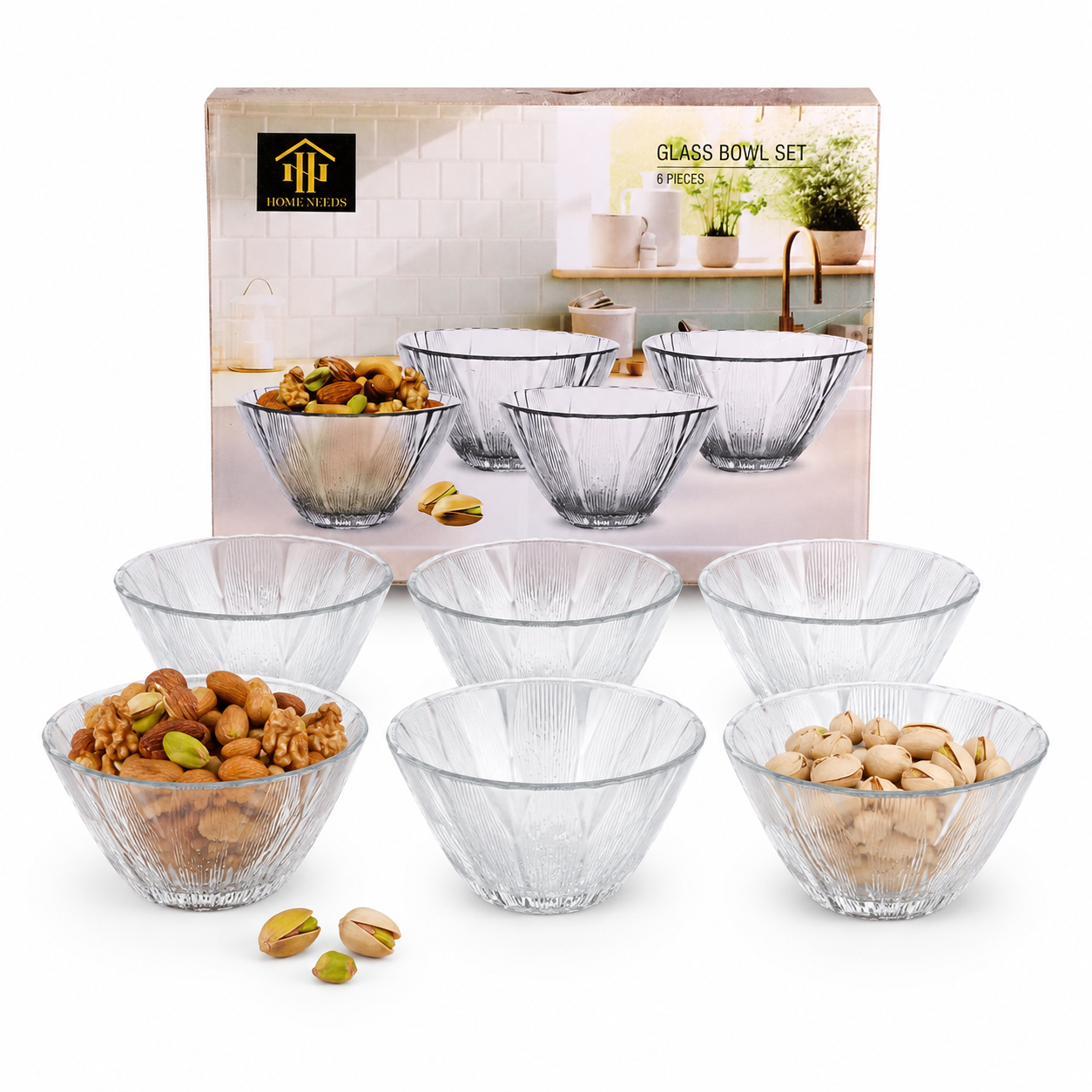 Premium Clear Glass Bowl Gift Set - Image 5