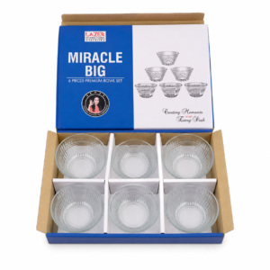 LAZER Miracle Big 6-Piece Premium Bowl Gift Set