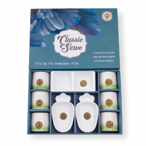 Classic Serve White 9-Piece Gift Set - Limited Images