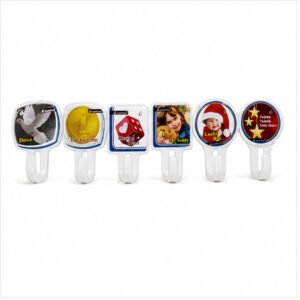 Decorative Wall-Mounted Key Hooks Set