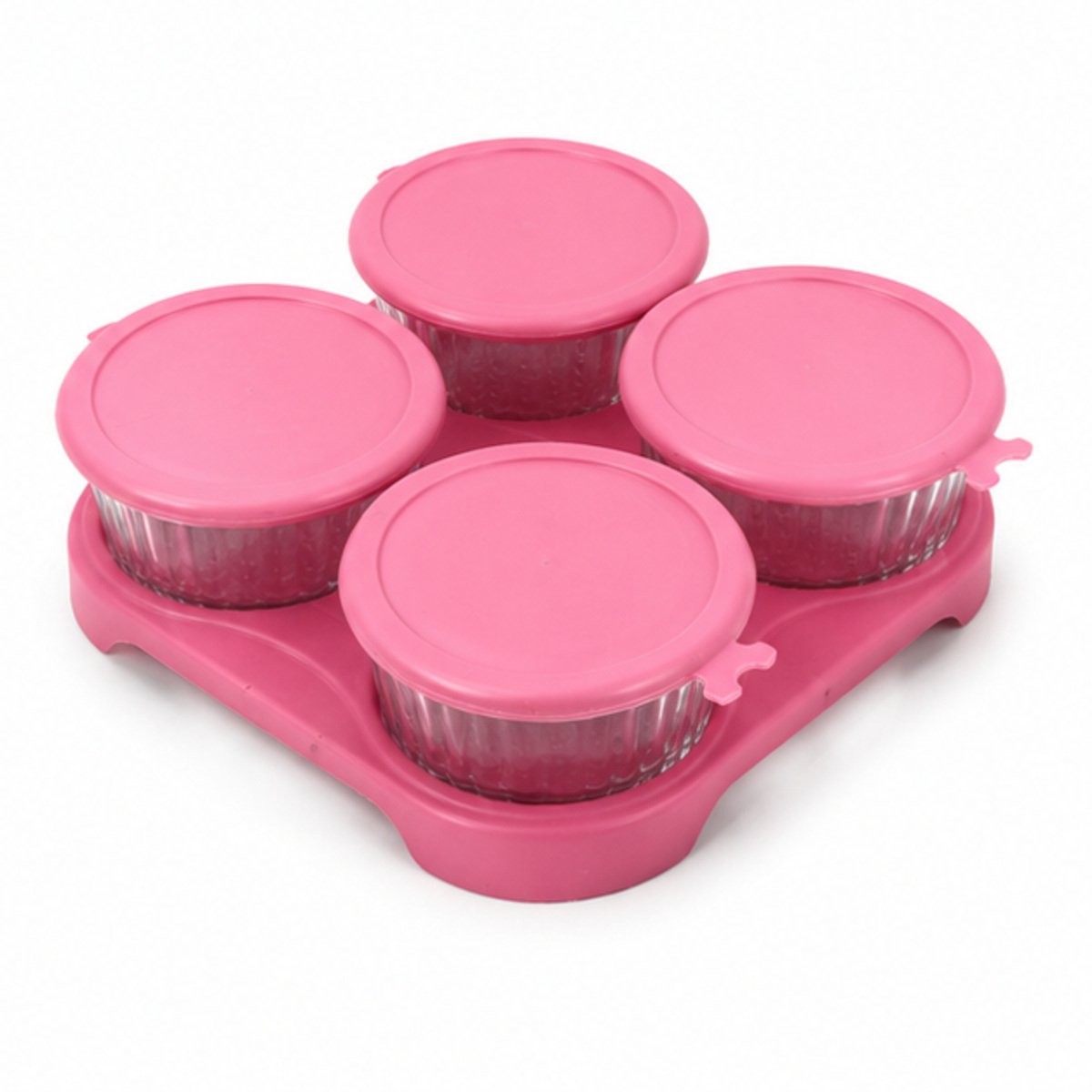 Pink-Lid Round Container Set - Image 4