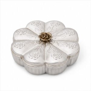 Flower-Shaped Snack Box with Compartments