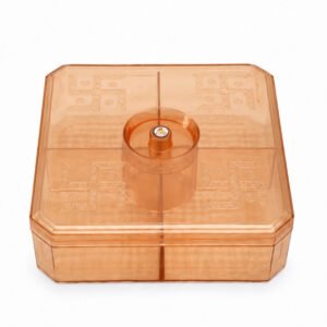 Square Snack Box with Compartments