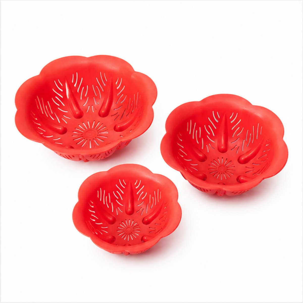 Red Colander and Mixing Bowl Set - Image 3