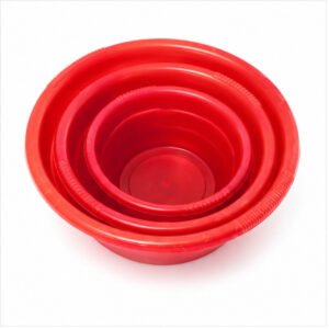 Red Multipurpose Mixing Bowl Set