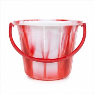 Red Transparent Household Bucket