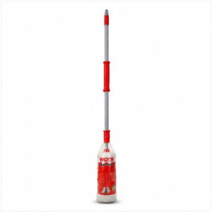 Red Microfiber Floor Mop with Telescopic Handle