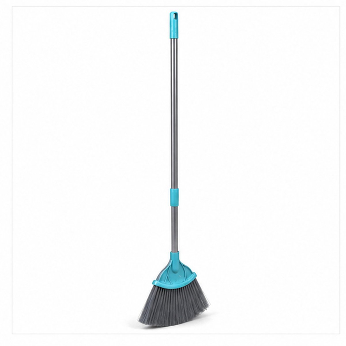 Turquoise Long Handle Floor Cleaning Broom - Image 3