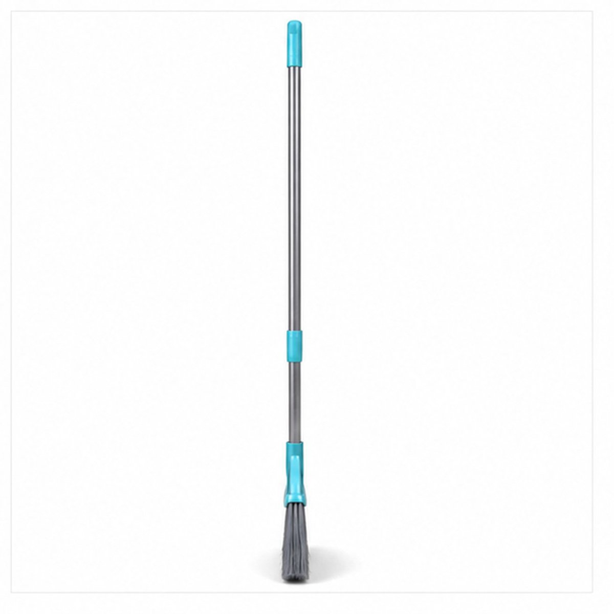 Turquoise Long Handle Floor Cleaning Broom - Image 4