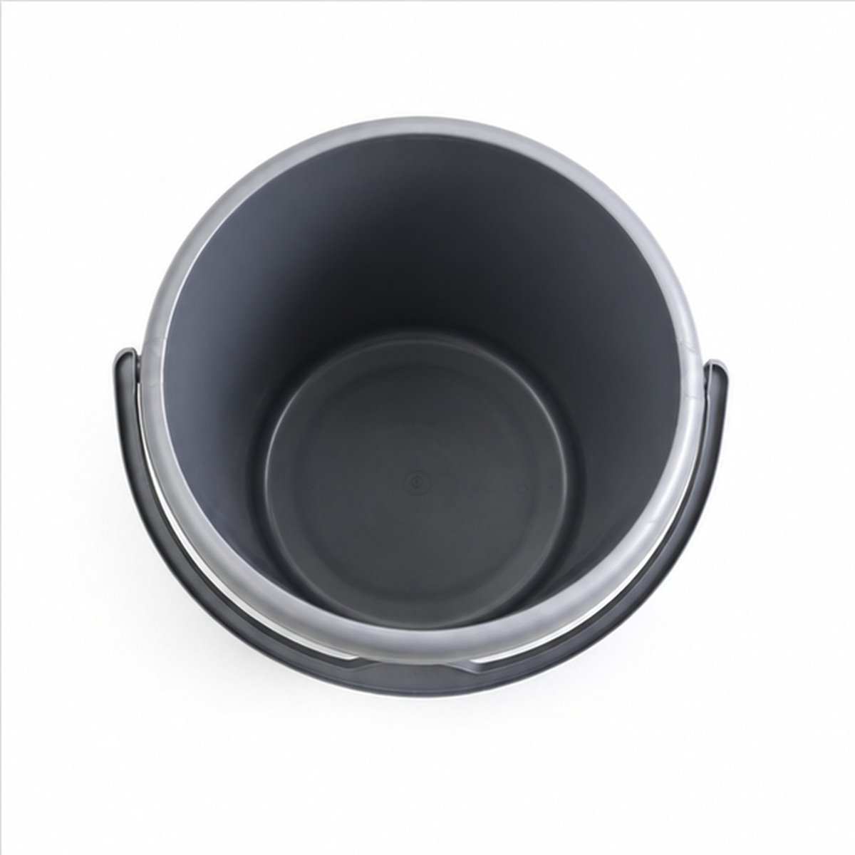 Grey Plastic Bucket with Handle - Image 4