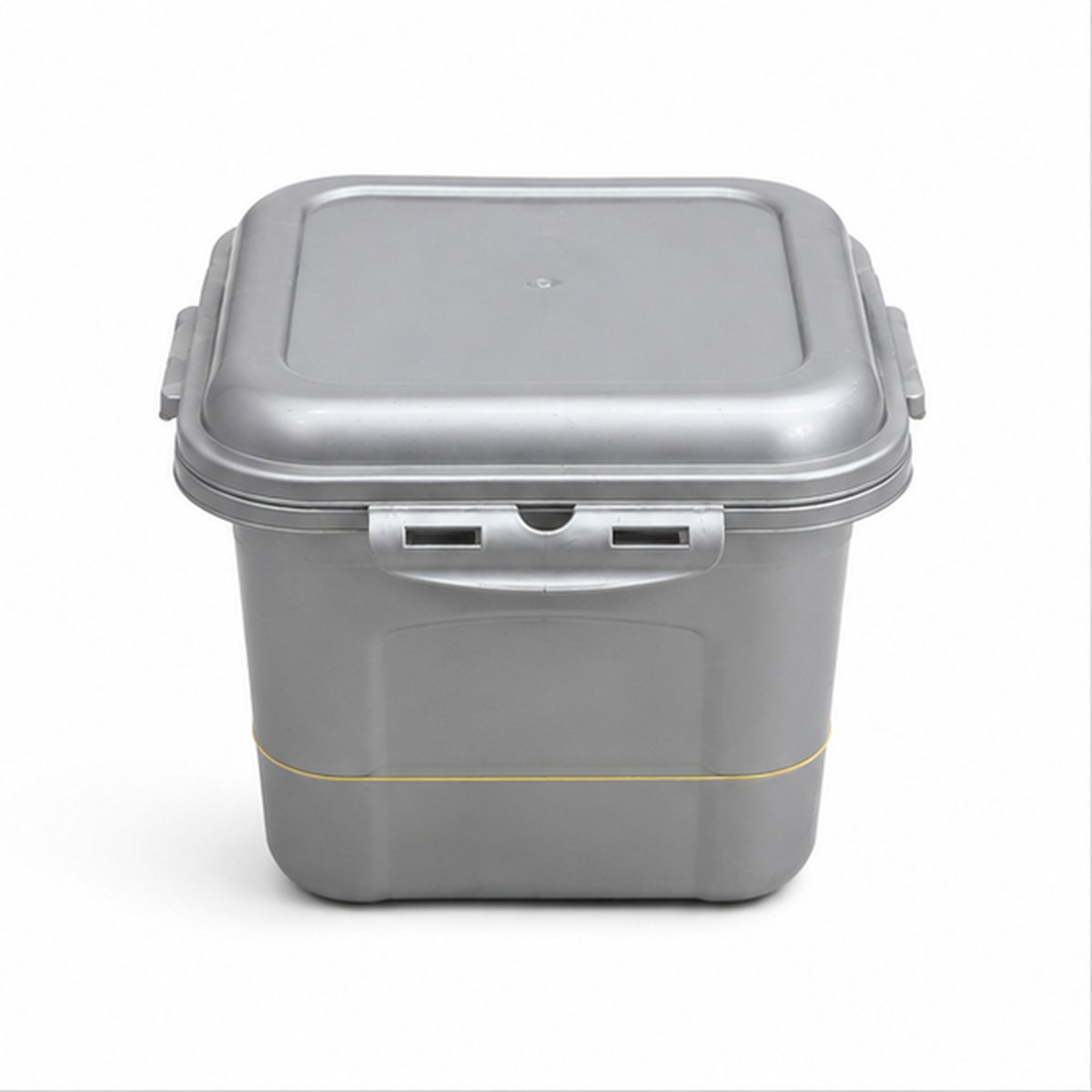 Grey Plastic Pedal Dustbin with Lid