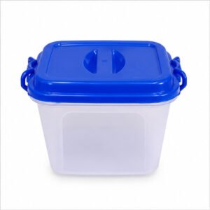 Blue Lid Multipurpose Plastic Storage Bin