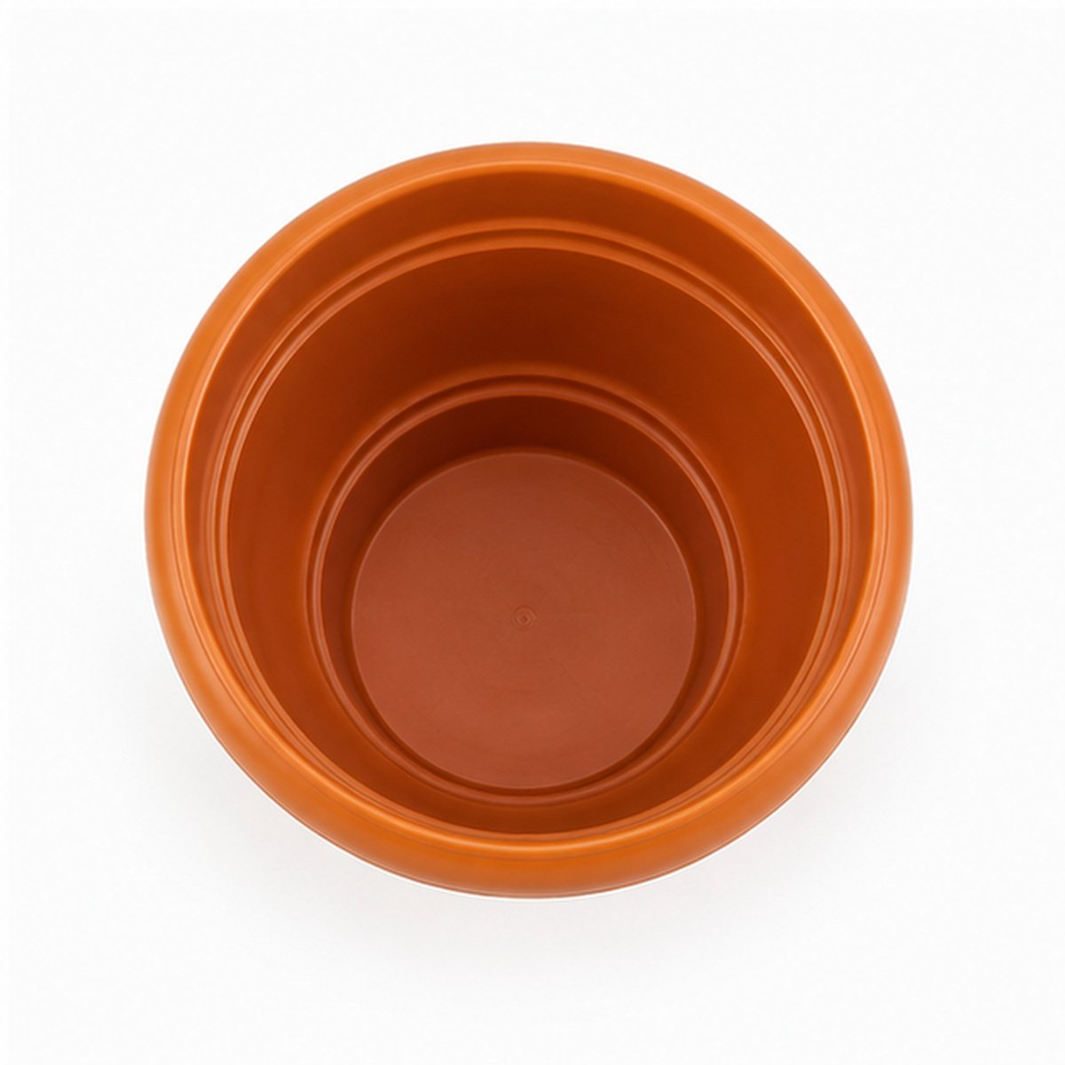 Terracotta Colour Plastic Flower Pot - Image 4