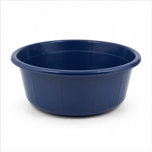 Blue Round Plastic Wash Basin