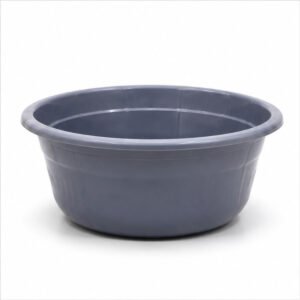 Grey Round Plastic Wash Basin