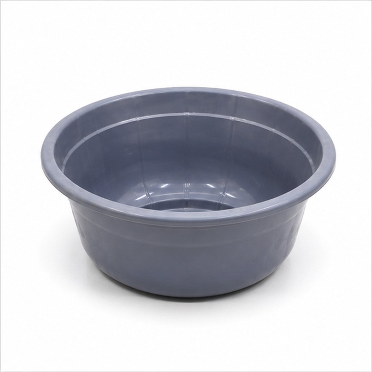 Grey Round Plastic Wash Basin - Image 2
